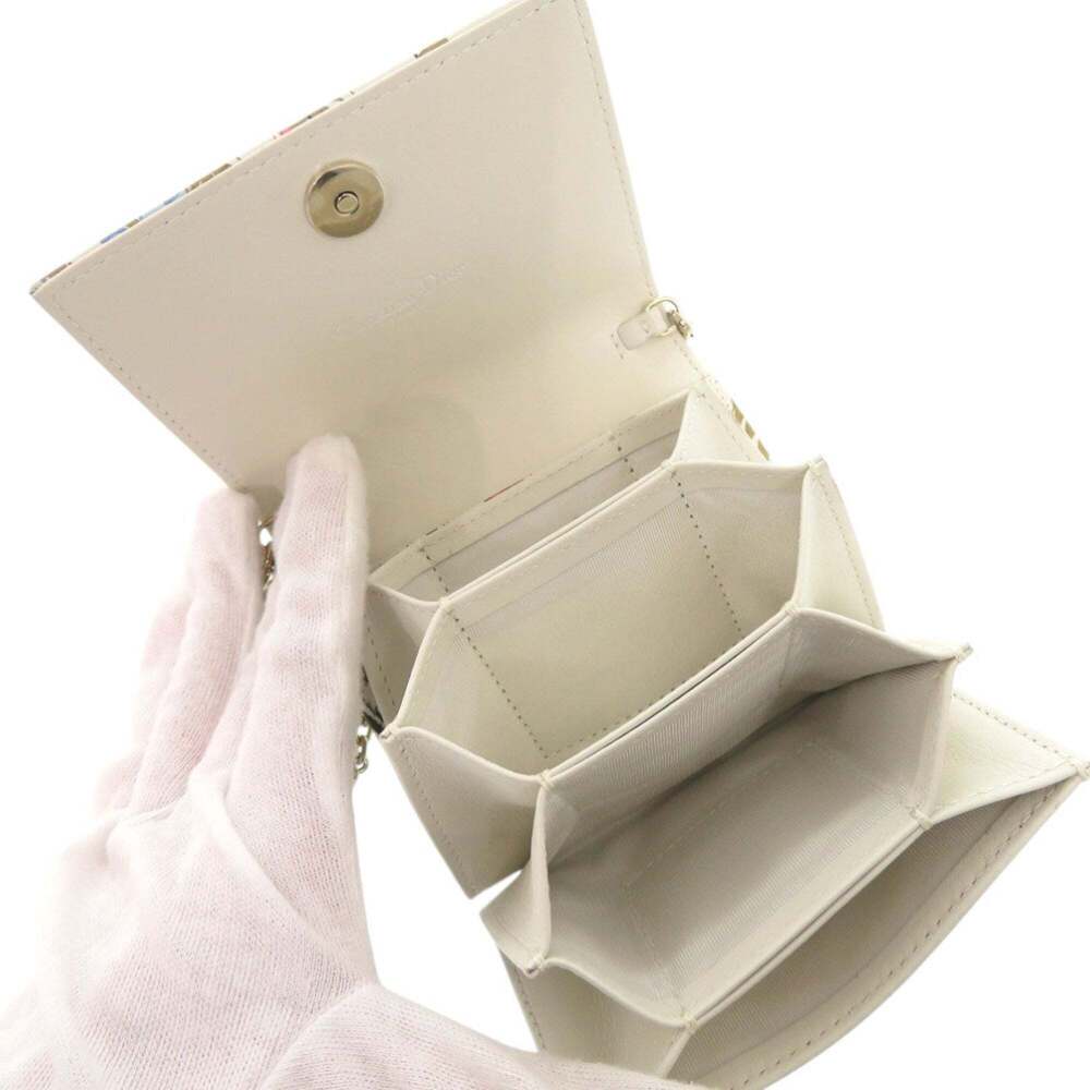 CHRISTIAN DIOR White Leather Shoulder Bag - Picture 5 of 8